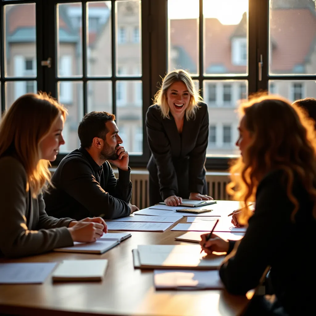 Modern office environment